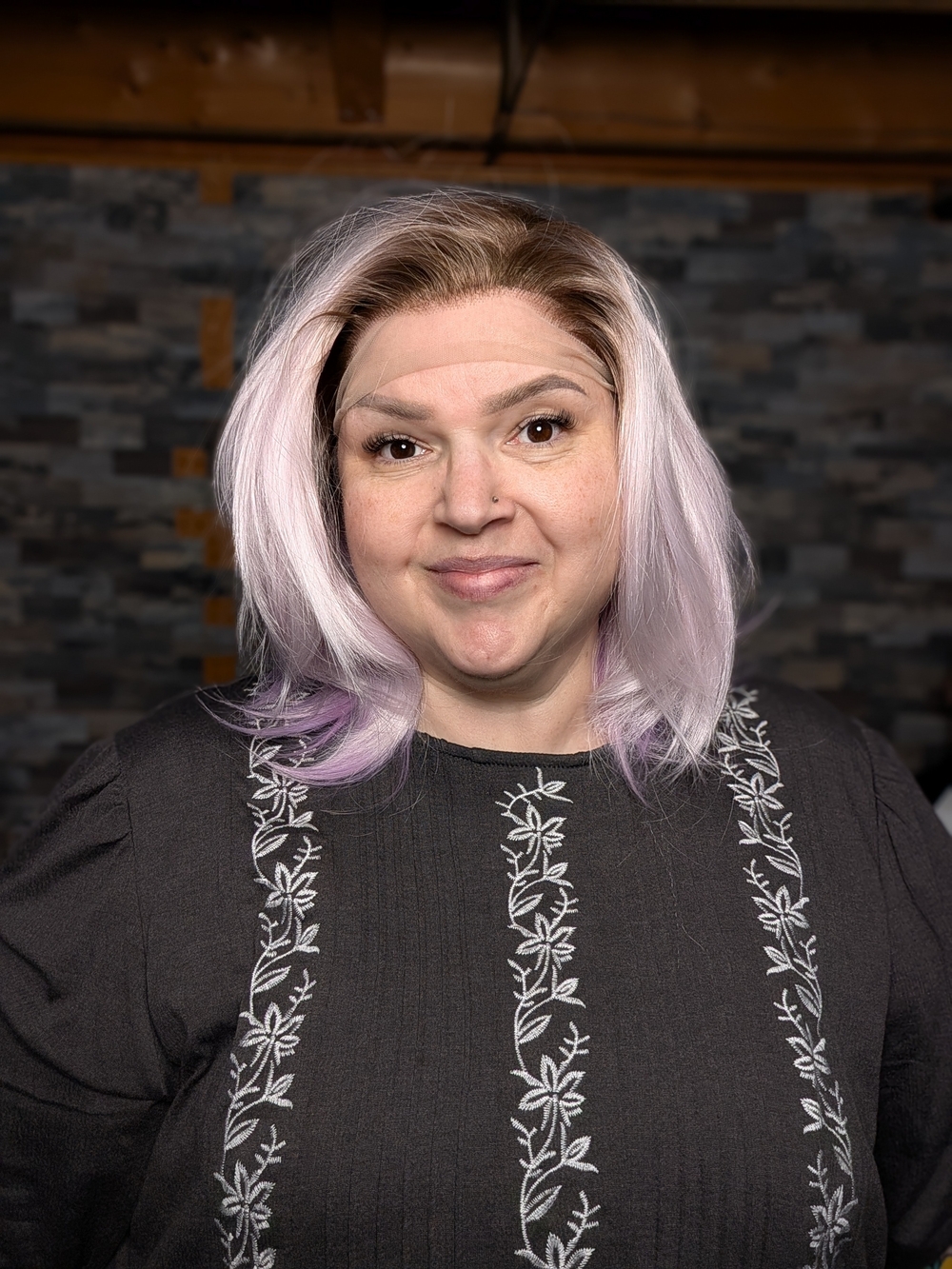 Santina - Pastel Lilac Blonde Full Lace Wig - Wigs By Robin